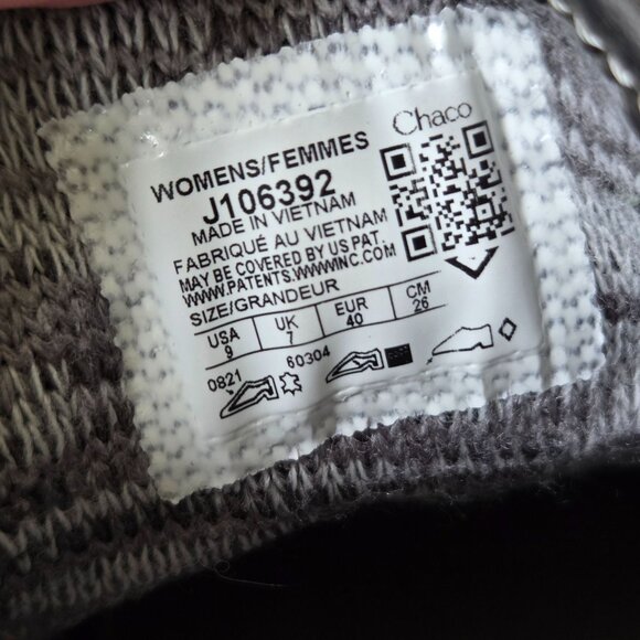 Chaco Boots Womens 9 Gray Blue Barbary Waterproof Nubuck Leather Hiking Chukka - Picture 10 of 10